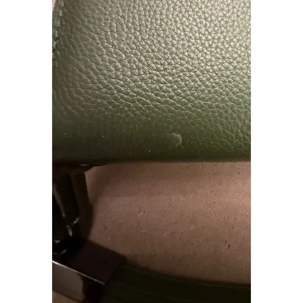 Bveyzi Leather Wallet CardHolder Ziparound Wristlet Green‎ RFID Blocking